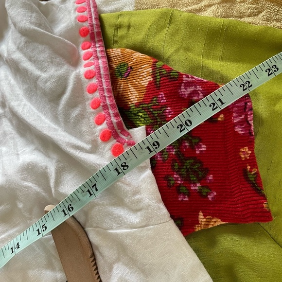 Boden White Linen Embroidered Swim Cover - Picture 11 of 12